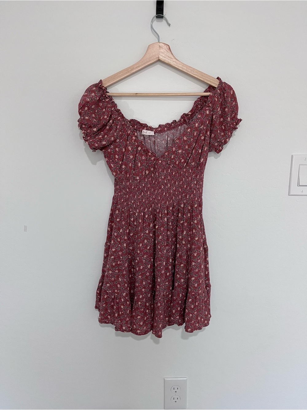 Boutique Blush B.J. Mauve Floral Dress